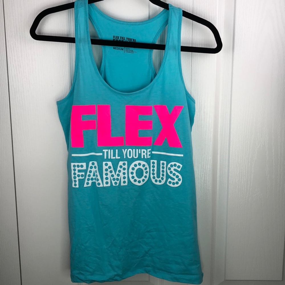 Flex Till You’re Famous Logo Tank Top